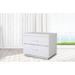 Greatime NL2005 Modern Two Drawers Nightstand