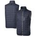 Men's Cutter & Buck Navy Cincinnati Bengals Eco Insulated Full-Zip Puffer Vest