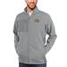 Men's Antigua Heather Gray Georgia Tech Yellow Jackets Course Full-Zip Jacket