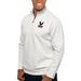 Men's Antigua Heather Gray North Carolina Central Eagles Gambit Quarter-Zip Pullover Top