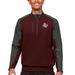 Men's Antigua Maroon/Charcoal Texas Southern Tigers Team Quarter-Zip Pullover Top