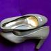 Ralph Lauren Shoes | Grey Patent Leather Heels By Ralph Lauren Size 5 | Color: Gray | Size: 5