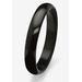 Women's Genuine Black Agate Bangle Bracelet 8.5 Inches Jewelry by PalmBeach Jewelry in Agate