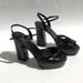 Gucci Shoes | Gucci Allie Platform Sandals 39.5/9 Women’s 5” Heel Black Open Toe | Color: Black | Size: 9