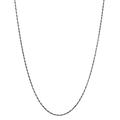 Kuzzoi Exclusive 925 silver men's necklace for pendants, men's silver chain (1.4 mm), cord chain without pendant for men and women, basic chain twisted look, length 55 cm, Sterling Silver