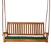 All Things Cedar Teak Swing w/ Cushions Wood/Solid Wood in Brown | 26 H x 54 W x 22 D in | Wayfair TS50-G