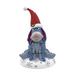 Back Yard Glory Disney Eeyore Wrapped In Lights Garden Statue Stone, Resin in Blue/Gray/Red | 10 H x 7 W x 5 D in | Wayfair 06-424-32