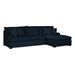 Black Sectional - Braxton Culler Cambria 123" Wide Right Hand Facing Sofa & Chaise | 38 H x 123 W x 68 D in | Wayfair 784-2PC-SEC1/0805-61/HONEY