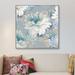 East Urban Home 'Earthly Delights II' Painting Print on Canvas in Blue/Gray/Green | 26 H x 26 W x 1.5 D in | Wayfair