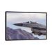 East Urban Home 'A Royal Danish Air Force F-16AM Fighting Falcon Taking off' Photographic Print on Canvas Canvas/Metal in Blue/Indigo/White | Wayfair