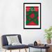 East Urban Home Minimal Movie 'F1 Casablanca Race Track' Graphic Art Print on Canvas in Black/Green/Red | 24" H x 16" W x 1" D | Wayfair