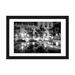 East Urban Home '1930s Night Scene 5th Avenue Tree Lined Sidewalk Cars Anonymous Silhouetted Men Reflecting Water in Pulitzer Fountain Nyc USA' Photographic Print on Paper/ | Wayfair