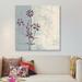 East Urban Home 'Periwinkle Fields I' Graphic Art Print on Wrapped Canvas Paper, Cotton in Gray/Green/White | 16 H x 16 W in | Wayfair