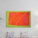 East Urban Home 'Two Fish' Painting Print on Wrapped Canvas Canvas/Metal in Green/Red/Yellow | 32 H x 48 W x 1.5 D in | Wayfair