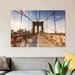 East Urban Home Brooklyn Bridge At Sunset, New York City, New York, USA by Matteo Colombo - Gallery-Wrapped Canvas Giclee Print | 1 D in | Wayfair