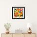 East Urban Home 'Market Flowers I' By Kim Parker Graphic Art Print on Canvas Paper, Cotton in Green/Orange/Red | 16 H x 16 W in | Wayfair