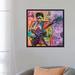 East Urban Home 'B.B. King' by Dean Russo Graphic Art Print on Wrapped Canvas, Cotton in Black/Indigo/Yellow | 37 H x 37 W x 1.5 D in | Wayfair