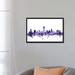 East Urban Home 'Austin, Texas Skyline' by Michael Tompsett Graphic Art Print on Wrapped Canvas Canvas/Metal in Indigo | 32 H x 48 W in | Wayfair