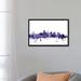 East Urban Home 'Boston, Massachusetts Skyline II' by Michael Tompsett Graphic Art Print on Wrapped Canvas, in Black/Blue/Pink | Wayfair