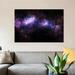 East Urban Home 'A Massive Nebula Covers A Huge Region Of Space' By Justin Kelly Graphic Art Print on Wrapped Canvas, in Black/Blue/Gray | Wayfair