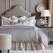 Eastern Accents Jolene Ivory Cotton Blend Duvet Cover Set Cotton in White | Queen Duvet Cover + 4 Shams | Wayfair 7W1-BDQ-443