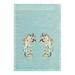 Betsy Drake Interiors Betsy's Seahorses 2-Sided Garden Flag, Synthetic in Blue | 18 H x 12.5 W in | Wayfair FL388C