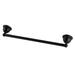 Kingston Brass Restoration 18" Wall Mounted Towel Bar Metal in Black | 2.75 H in | Wayfair BA3962MB