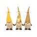 ZiaBella 3 Piece Spice Trio Gnome Set, Wood in Brown/Green/Yellow | 15.5 H x 4.5 W x 4.5 D in | Wayfair F2652X3 Bin-1601