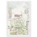 Oliver Gal San Fran Inkwash City Watercolor Sketch - Floater Frame Graphic Art Paper in Green/White | 0.75 D in | Wayfair 27908_24x36_PAPER_WHITE