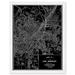 Oliver Gal Los Angeles 1899 Black Vintage American Map Industrial Black - Picture Frame Graphic Art Paper in Black/White | 0.75 D in | Wayfair