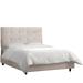 AllModern Abram Upholstered Standard Bed Polyester/Metal in Brown | 51 H x 62 W x 83 D in | Wayfair F335494749344BB38D65B67531D37D4C
