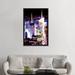 East Urban Home Night Electric Blue by Philippe Hugonnard - Gallery-Wrapped Canvas Giclée Print Metal in Black/Blue/Pink | 48 H x 32 W in | Wayfair
