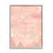 Stupell Industries Let Her Sleep Pink Water Color Mountains by Kimberly Glover - Print Wood in Brown | 30 H x 24 W x 1.5 D in | Wayfair