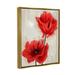 Stupell Industries Soft Petal Poppies Beige Floral Painting Canvas Wall Art By Daphne Polselli Canvas in Red | 21 H x 17 W x 1.7 D in | Wayfair