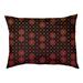 Tucker Murphy Pet™ Byrge Lattice Outdoor Dog Pillow Polyester/Fleece in Orange | Extra Large (52" W x 42" D x 17" H) | Wayfair