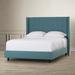 AllModern Aber Tufted Upholstered Standard Bed Upholstered in Black/Brown | 56 H x 61 W x 85 D in | Wayfair 386F0CC51C8D4A47AFA2E989E8B034B8