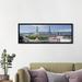 Ebern Designs Twin Towers of a Convention Center, Portland, Oregon by Panoramic Image Photographic Print on Wrapped Canvas in White | Wayfair
