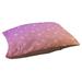 Tucker Murphy Pet™ Byrge Seashell Indoor/Outdoor Dog Pillow Polyester in Orange/Indigo | Extra Large (52" W x 42" D x 17" H) | Wayfair