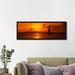 Ebern Designs Panoramic Sunset over a River, Bosphorus, Istanbul, Turkey Photographic Print on Wrapped Canvas Canvas, in White | Wayfair