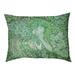 Tucker Murphy Pet™ Spillers Woman Among Flowers Designer Pillow Fabric in Green | Medium (42.5" L x 32.5" W) | Wayfair