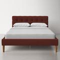 AllModern Abba Upholstered Low Profile Platform Bed Upholstered | 39 H x 82 W in | Wayfair 2C964B24B39D4C0AA8F552A72F50ED14