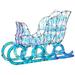 The Holiday Aisle® Santa' s Lighted Display in Blue/Yellow | 40 H x 10 W x 26 D in | Wayfair 3999D2FC60A94F10978513B16D73EFEE