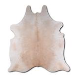 Brown 84 x 72 W in Area Rug - Foundry Select Pecialmorals NATURAL HAIR ON Cowhide Rug LIGHT BEIGE Cowhide, Leather | 84 H x 72 W in | Wayfair