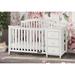 Harriet Bee Elfgard 4-in-1 Convertible Crib & Changer Wood in White | 46 H x 73 W x 30 D in | Wayfair 1C139162A42C4D0E8CB83BAFAFA4F4DF