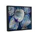 Rosecliff Heights Empty Seashells Expressive Clam Shells Modern Abstract Painting Canvas Wall Art by Jeanette Vertentes Canvas in Blue | Wayfair