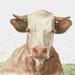 August Grove® Hand Painted Brown Cow - Wrapped Canvas Painting Canvas | 30 H x 30 W x 1.25 D in | Wayfair 394CF12C02294D65B7097D62957223F6