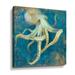 Highland Dunes Ocean Octopus Gallery Canvas, Wood in Blue/Green | 24 H x 24 W x 2 D in | Wayfair 4CDBFDF04C7B498D84A32DB4CA733DFC