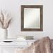 Gracie Oaks Modeste Beveled Accent Mirror Wood in Brown | 24.75 H x 20.75 W x 1.25 D in | Wayfair 7DF3A107522F4AB7A6F682F468E2675C