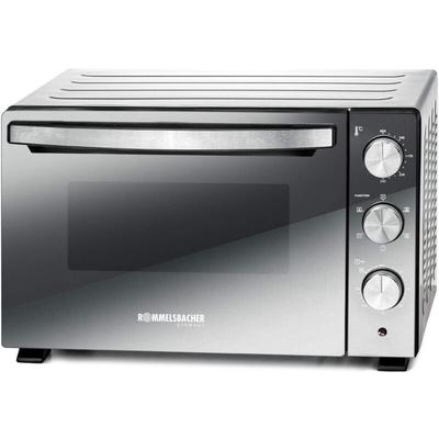 Rommelsbacher Back- und Grillofen BGS 1500, Mini-Backofen ,silber/schwarz