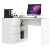 Eckschreibtisch mit Regal und 3 Schubladen | Schreibtisch | ecktisch | Eck Schreibtisch für Home